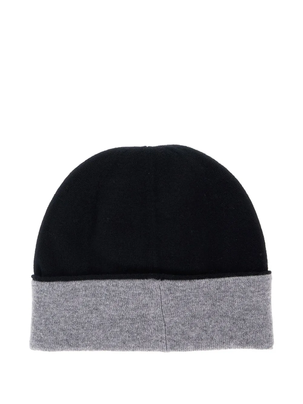 Kangra contrasting-brim beanie hat | Schwarz | Image 1