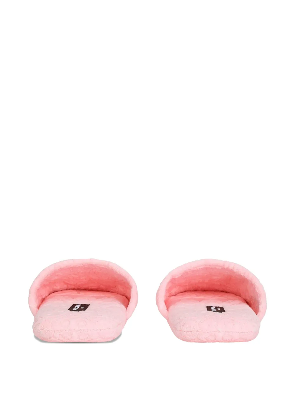 Dolce & Gabbana Casa Slippers met geborduurd logo Roze
