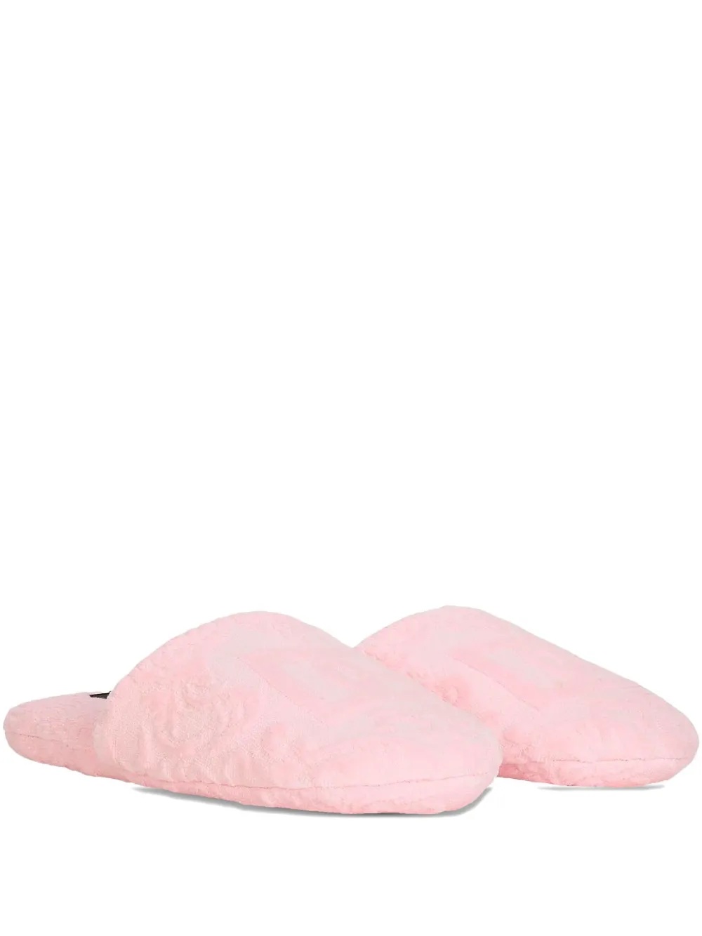 Dolce & Gabbana Casa Slippers met geborduurd logo Roze