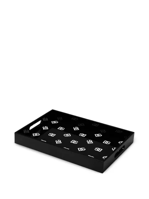 Dolce & Gabbana Casa logo-print rectangular-shape tray (46cm x 30cm)