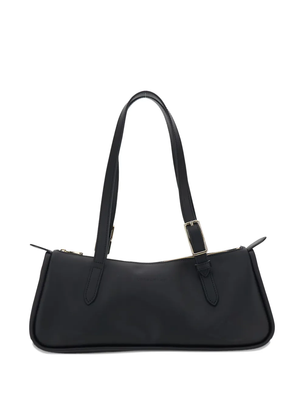 Longchamp East/West leather shoulder bag - Nero
