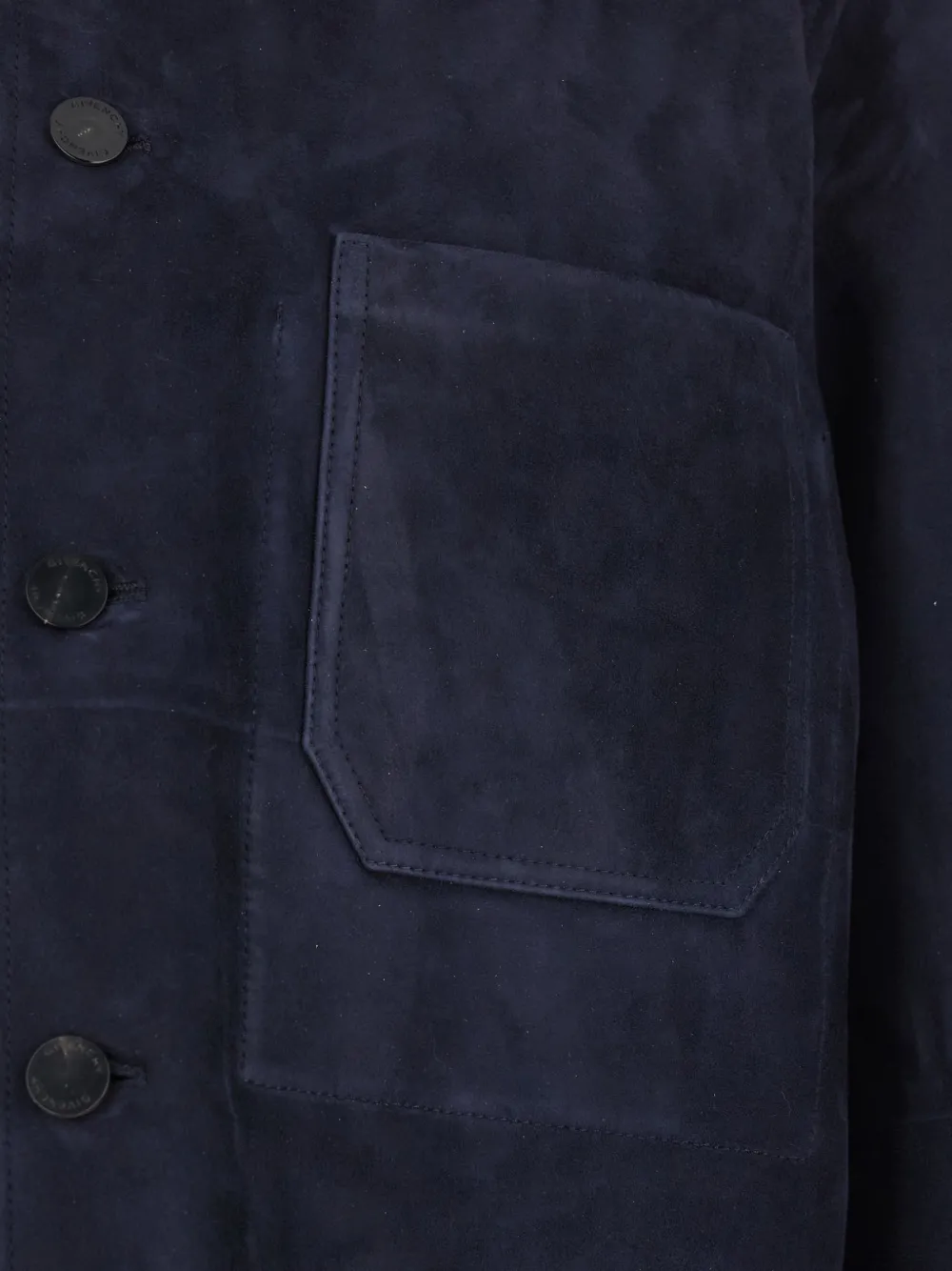  Givenchy Sheepskin Overshirt - Blue 