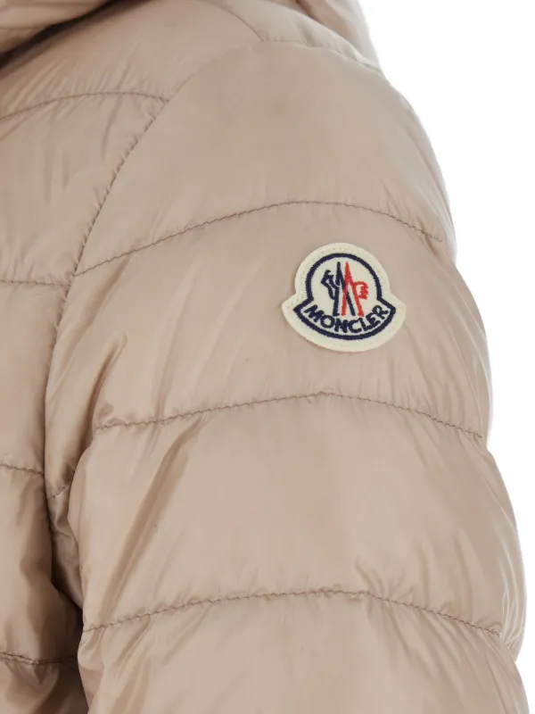 Moncler フーデッド コート | ニュートラル | FARFETCH JP