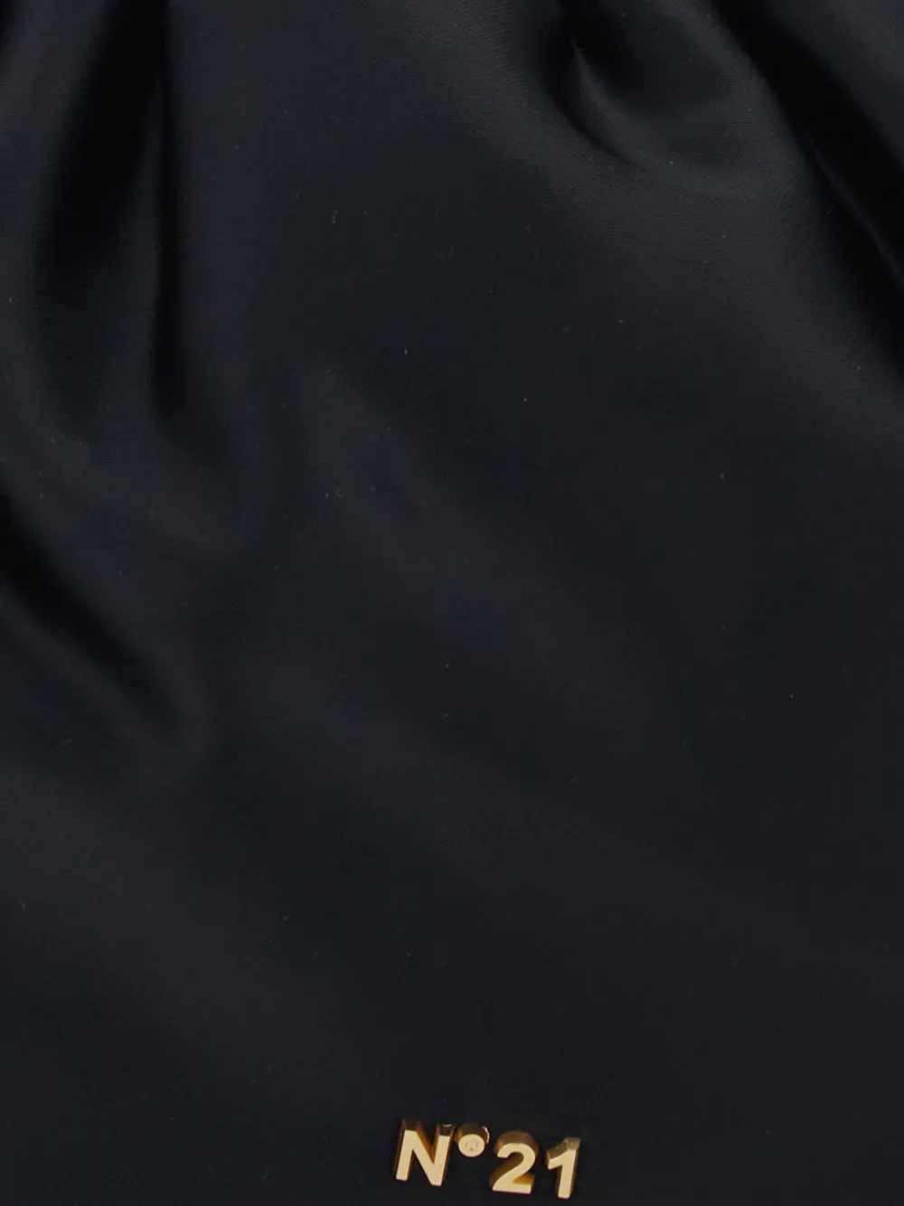  Nº21 Kids Drawstring Emblem Bag - Black 