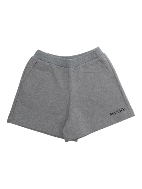 MAX&Co. Kids shorts con detalle del logo