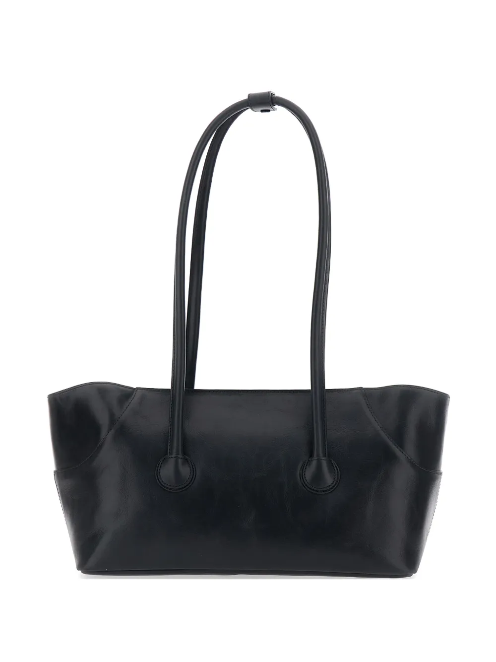 Margesherwood Leather Shoulder Bag In Black