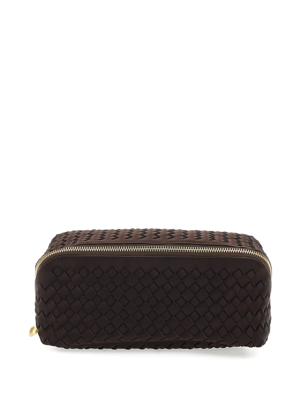 NAGHEDI Caravan woven wash bag - Bruin
