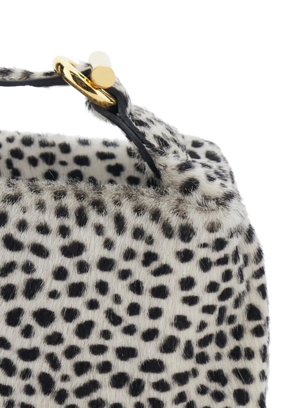 Liffner Shopper met zebraprint en handgreep Beige