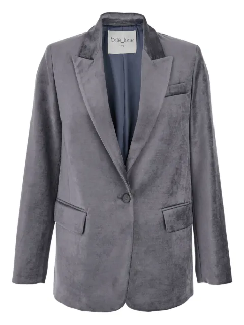 Forte Forte blazer de terciopelo con botones