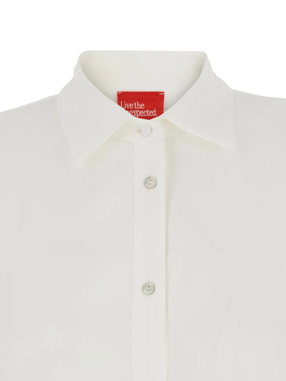 Merci Long Sleeve Shirt In White
