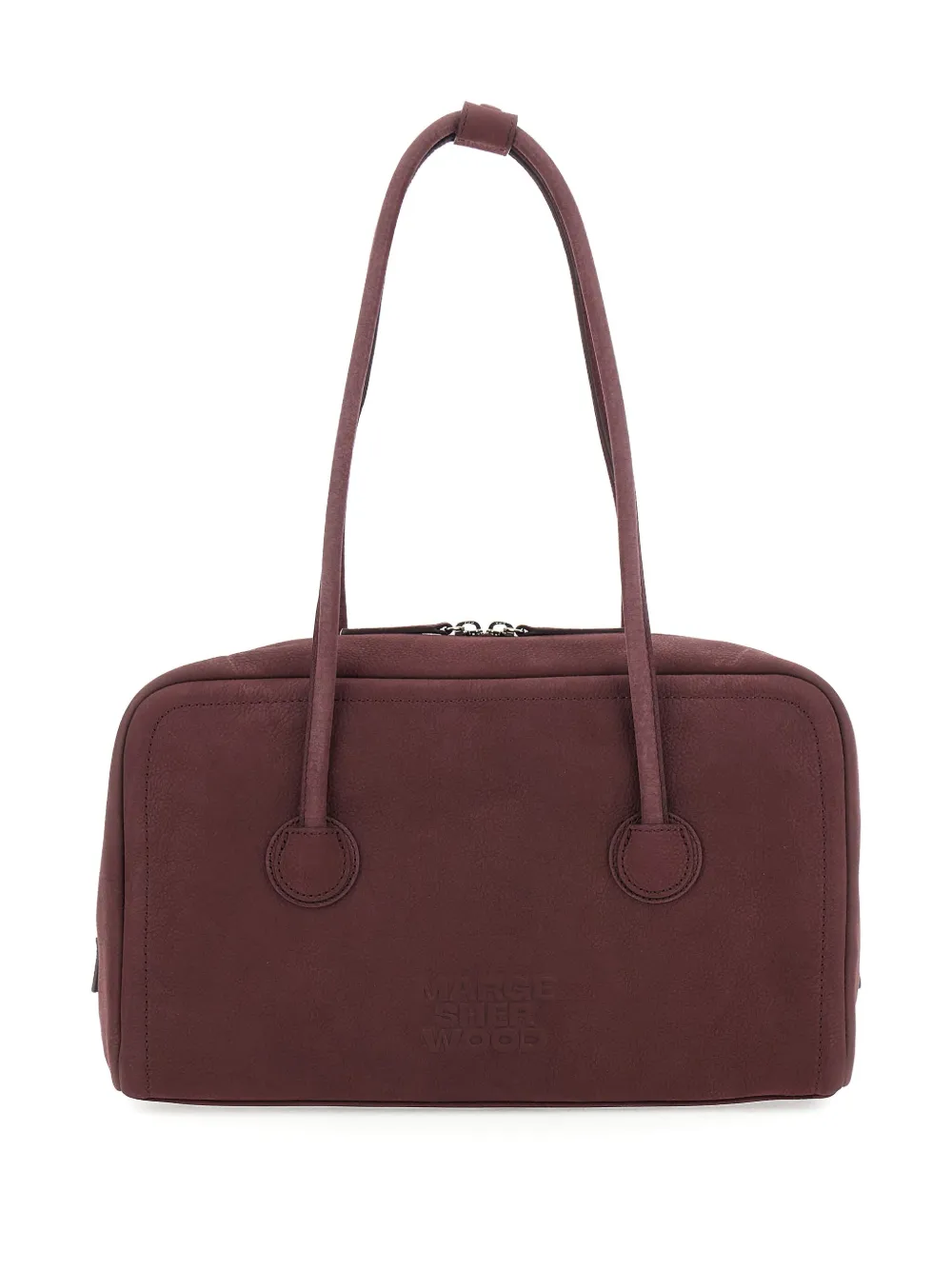 Marge Sherwood embossed-logo tote bag - Rood