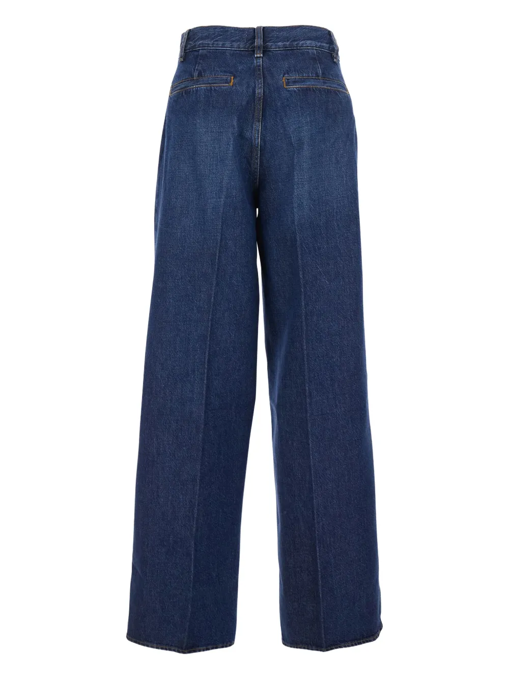 FRAME pleat-detail jeans - Blauw