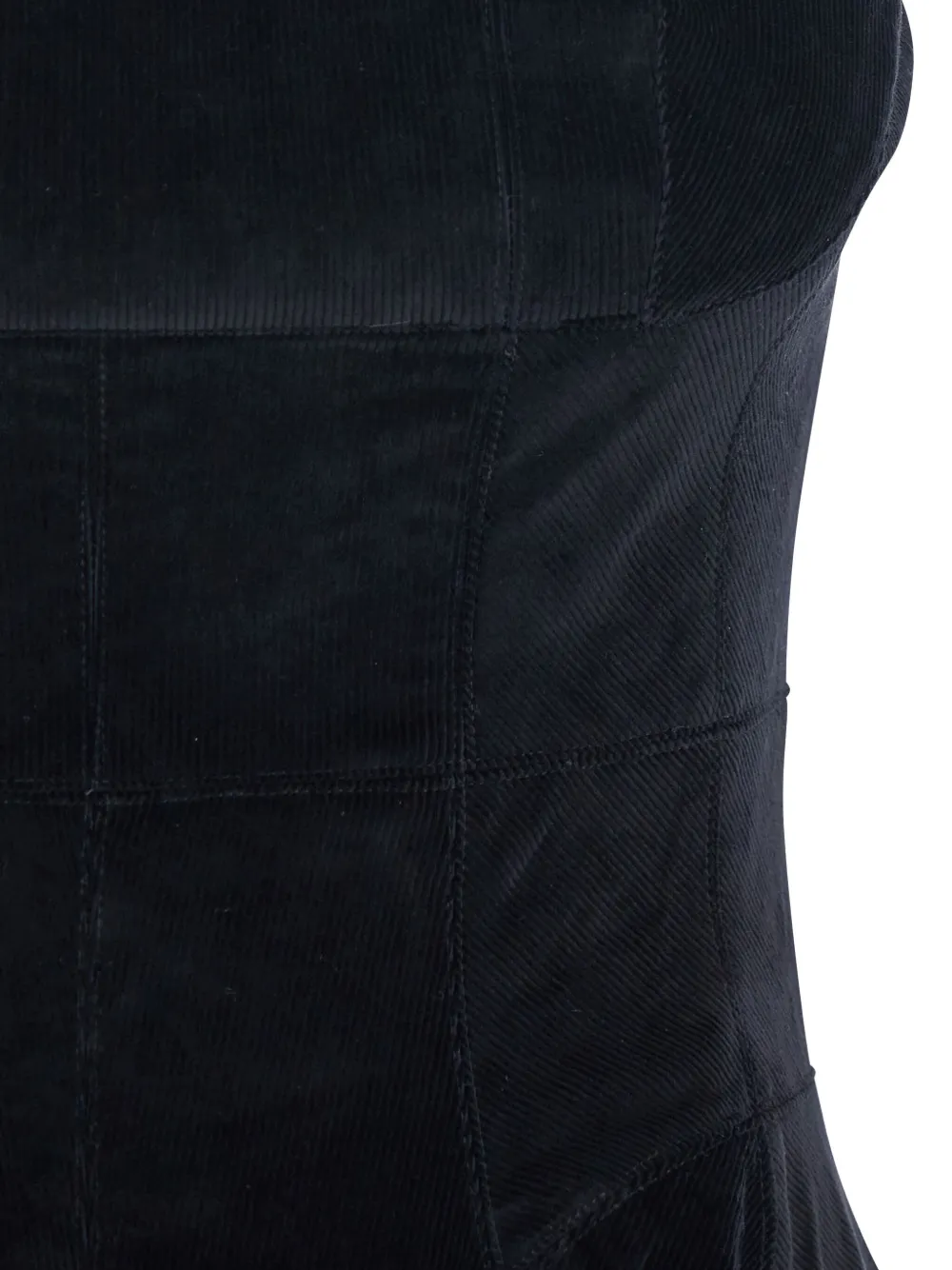 Giovanni Bedin Jurk met vierkante hals Zwart