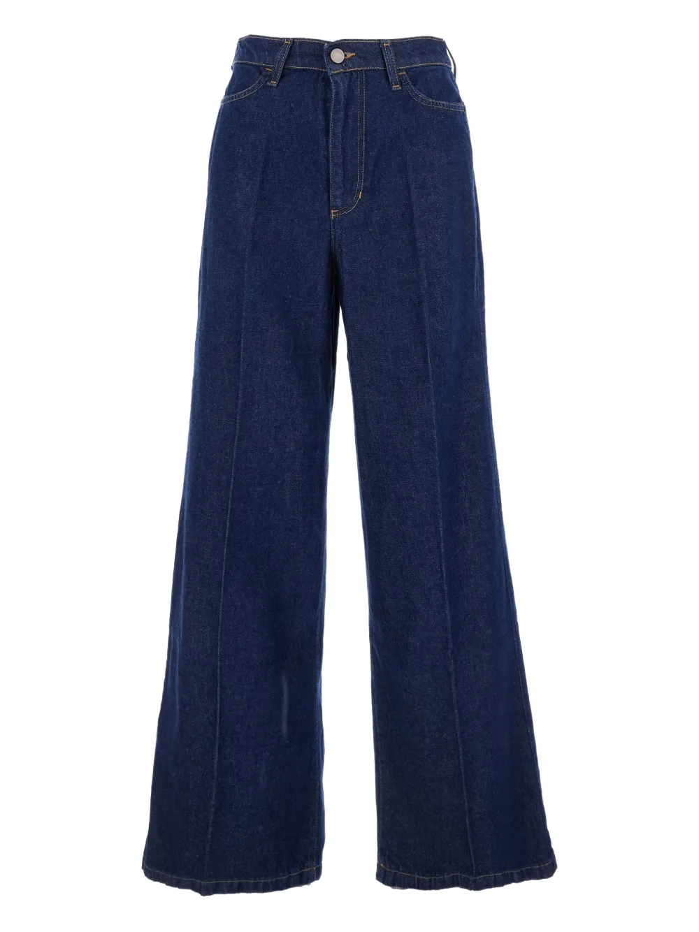 Merci logo-patch jeans - Blu