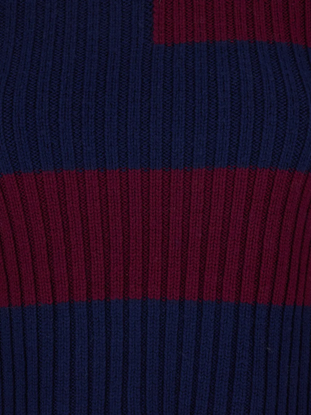 Merci Multicolor Crew Neck Sweater With Color Block Motif And Ribbed Design In Wool Woman In Multi