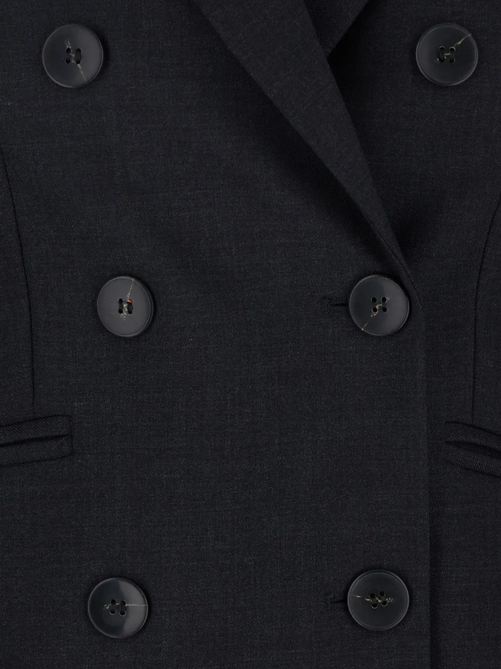 Merci Double-breasted Blazer In Blue