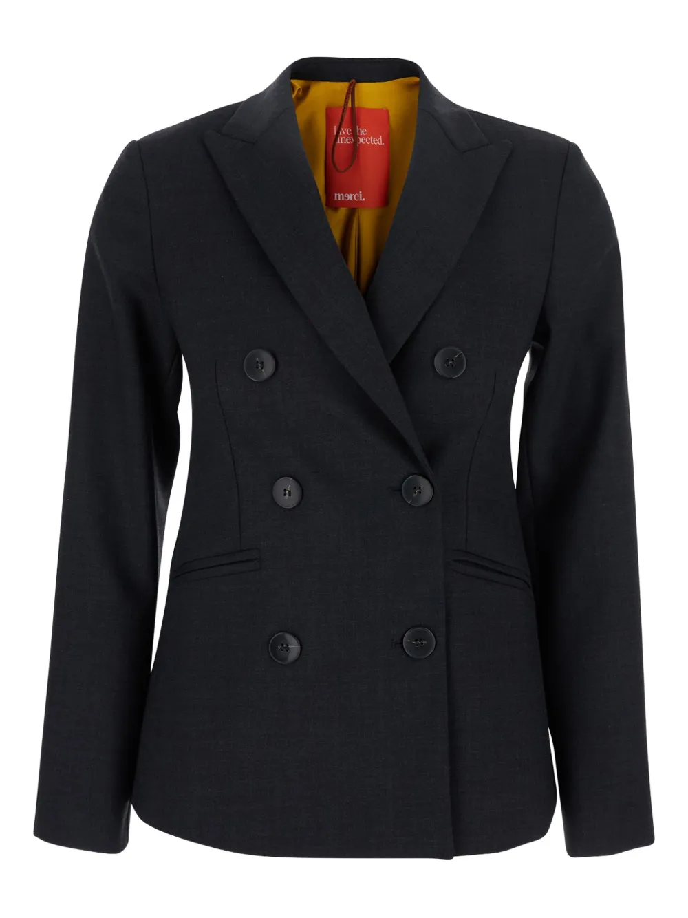 Merci blazer con doble botonadura | negro | Image 1