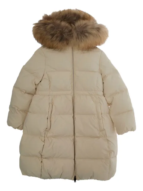 Il Gufo logo-embroidery coat