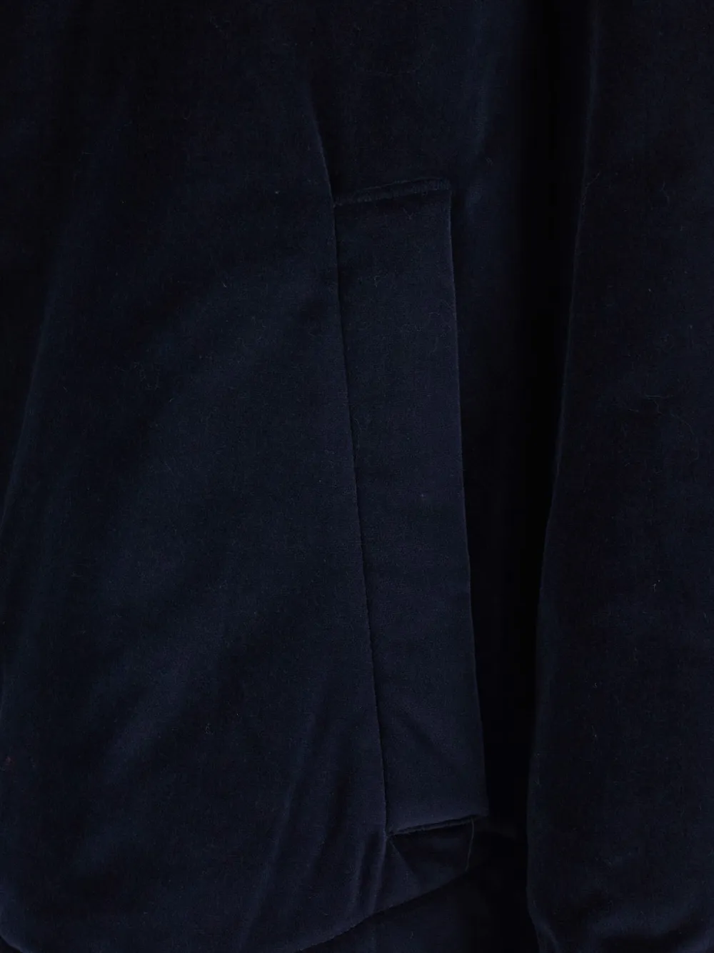 Merci Classic-collar Jacket In Blue