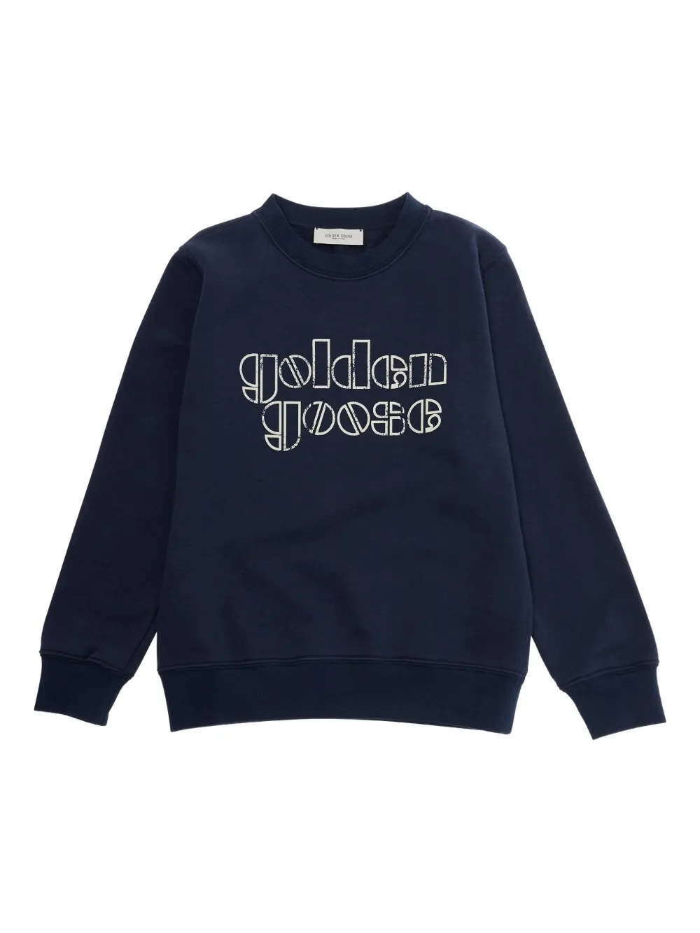 Golden Goose Kids Journey crew-neck sweatshirt - Blu
