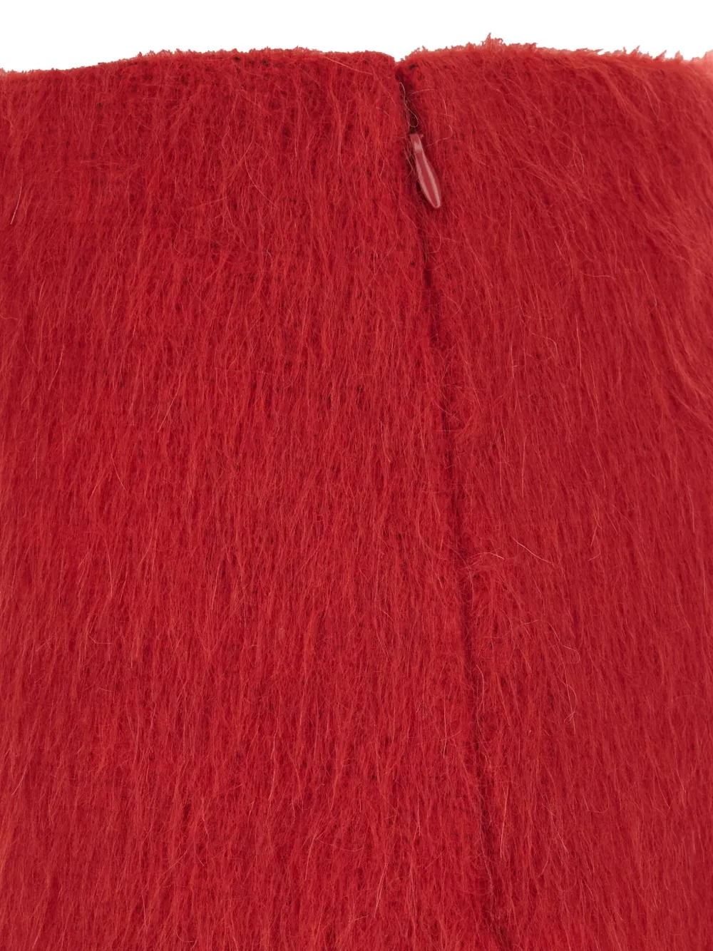 MSGM Mini-rok met verborgen rits Rood