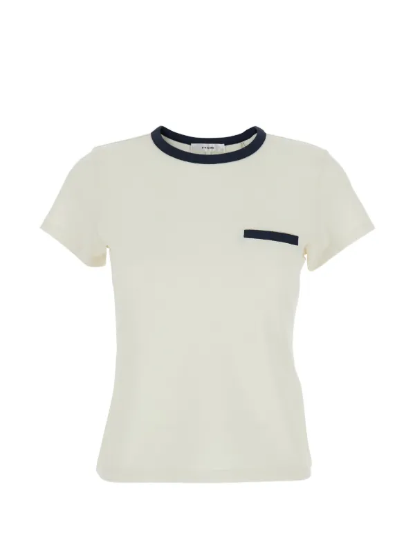 Frame Pocket T-shirt in Neutrals