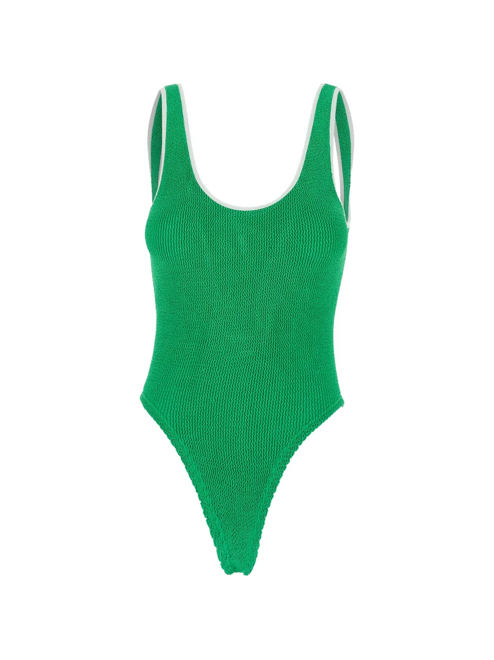 Hunza G Faye piped swimsuit - Verde