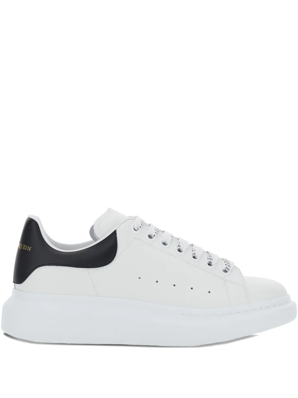 Alexander McQueen logo-lettering low-top sneakers Wit