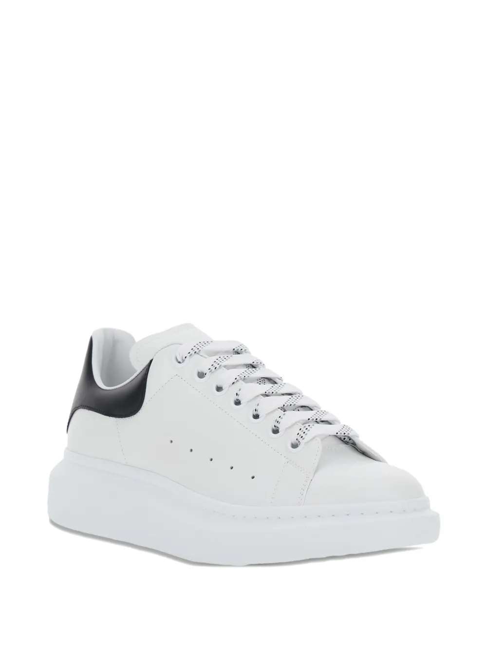 Alexander McQueen logo-lettering low-top sneakers Wit