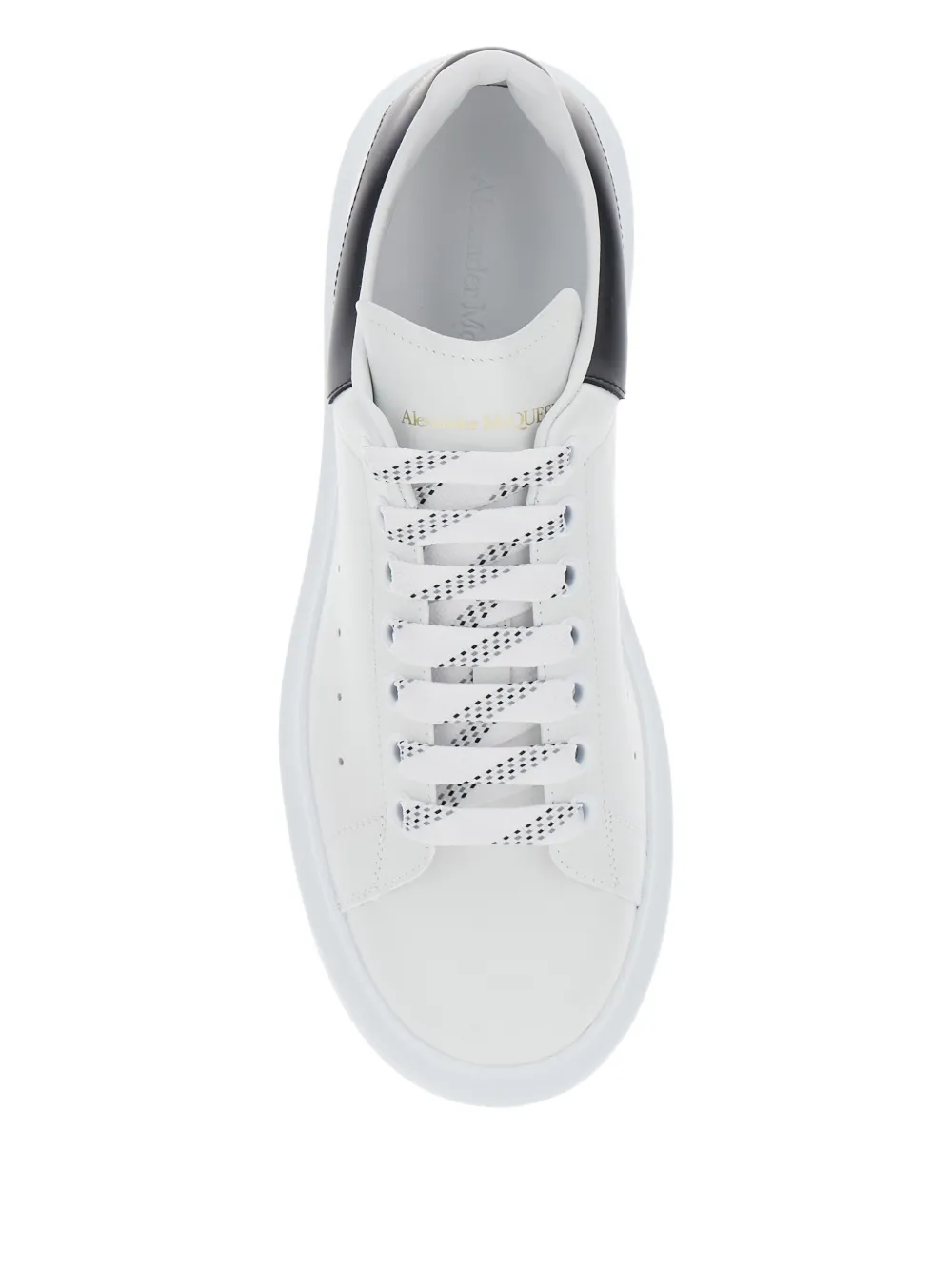 Alexander McQueen logo-lettering low-top sneakers Wit