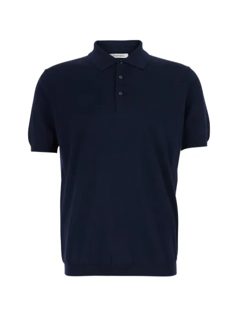 Kangra short-sleeved cotton polo shirt