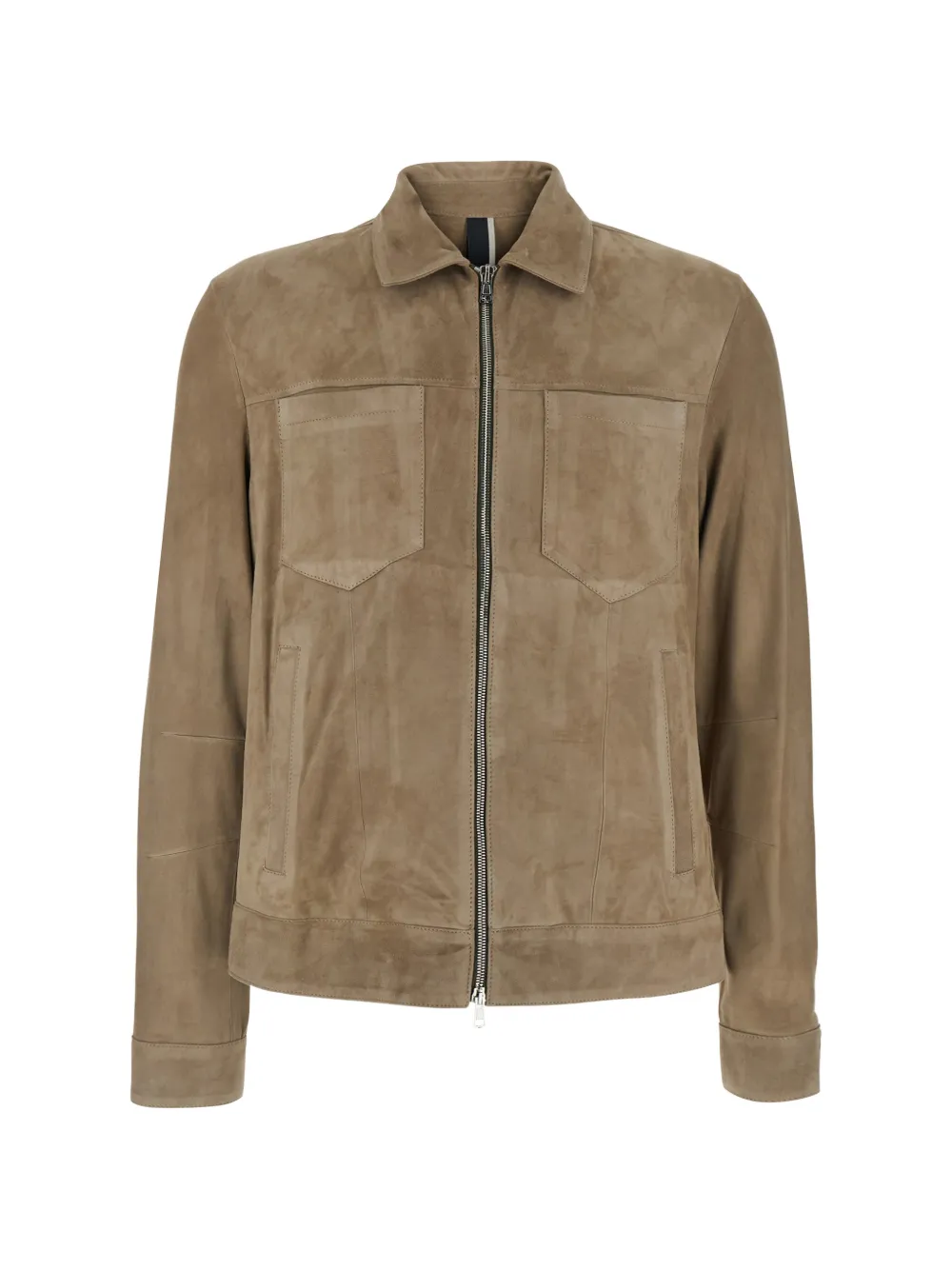 Low Brand suede shirt jacket - Toni neutri