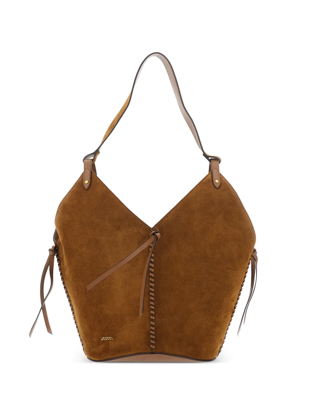 ISABEL MARANT Tampa suede shoulder bag - Marrone