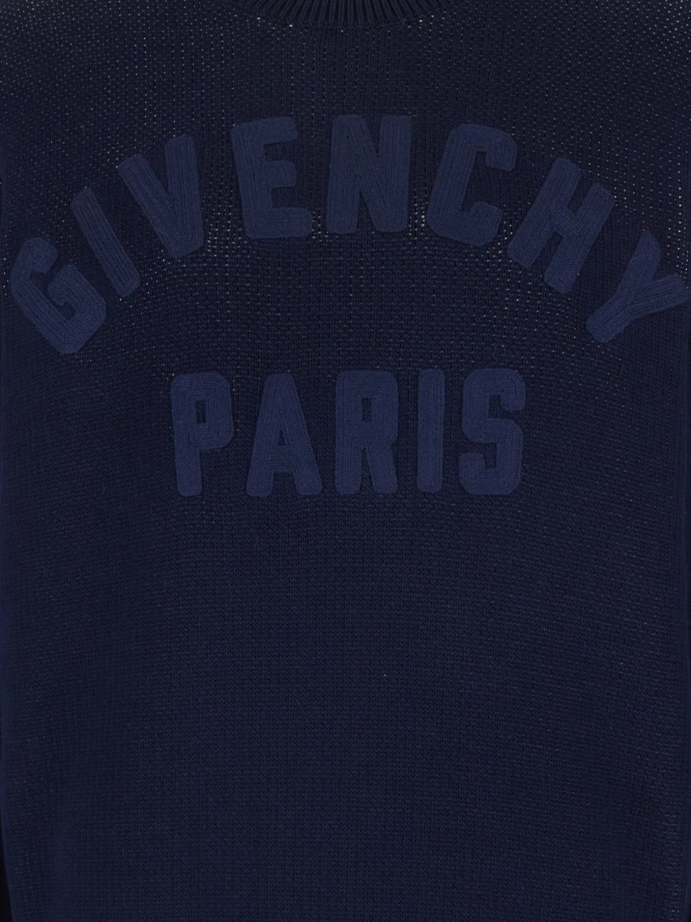  Givenchy Jersey Con Detalle De Letras - Azul 