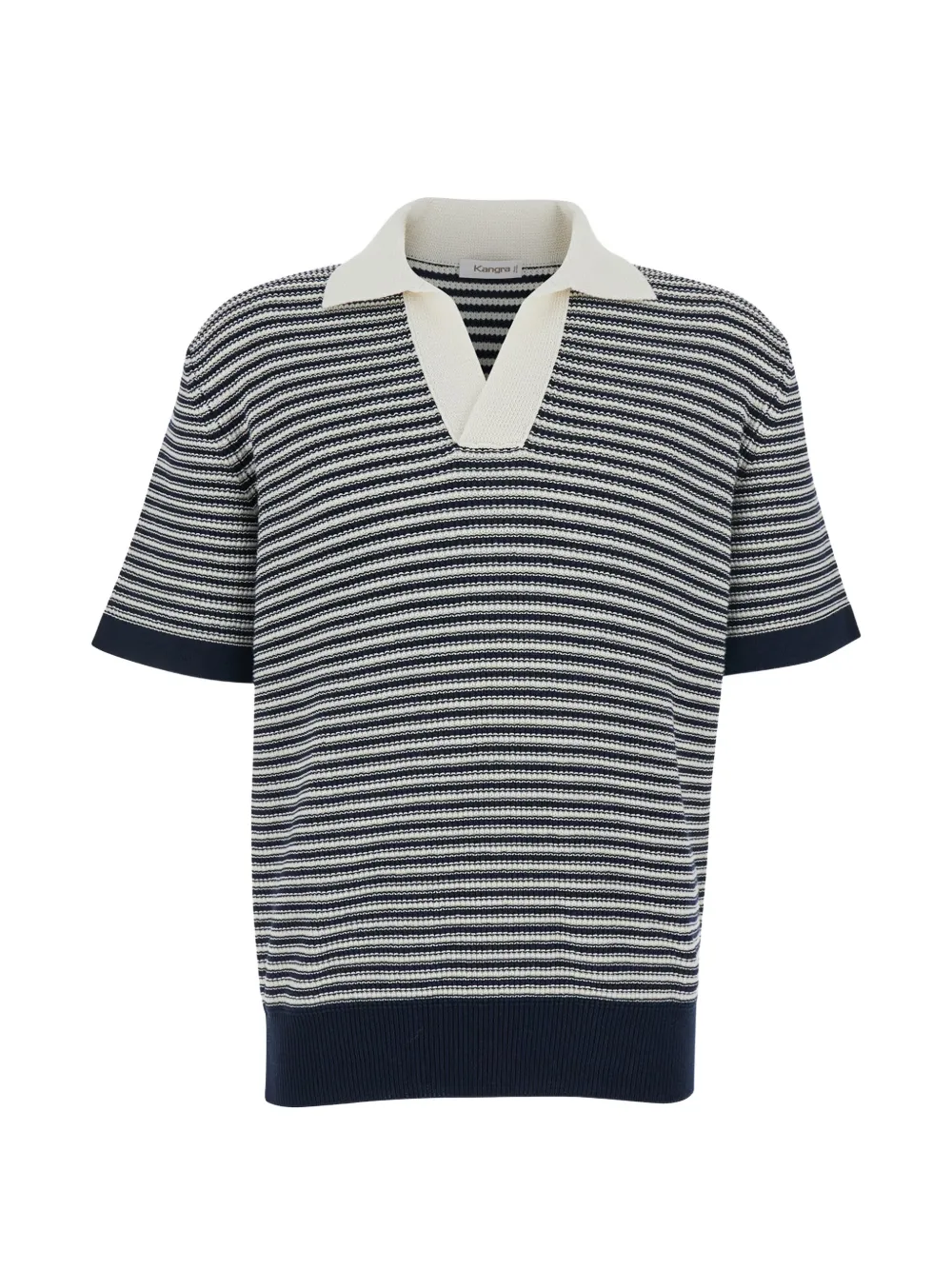 Kangra striped polo shirt - Blu