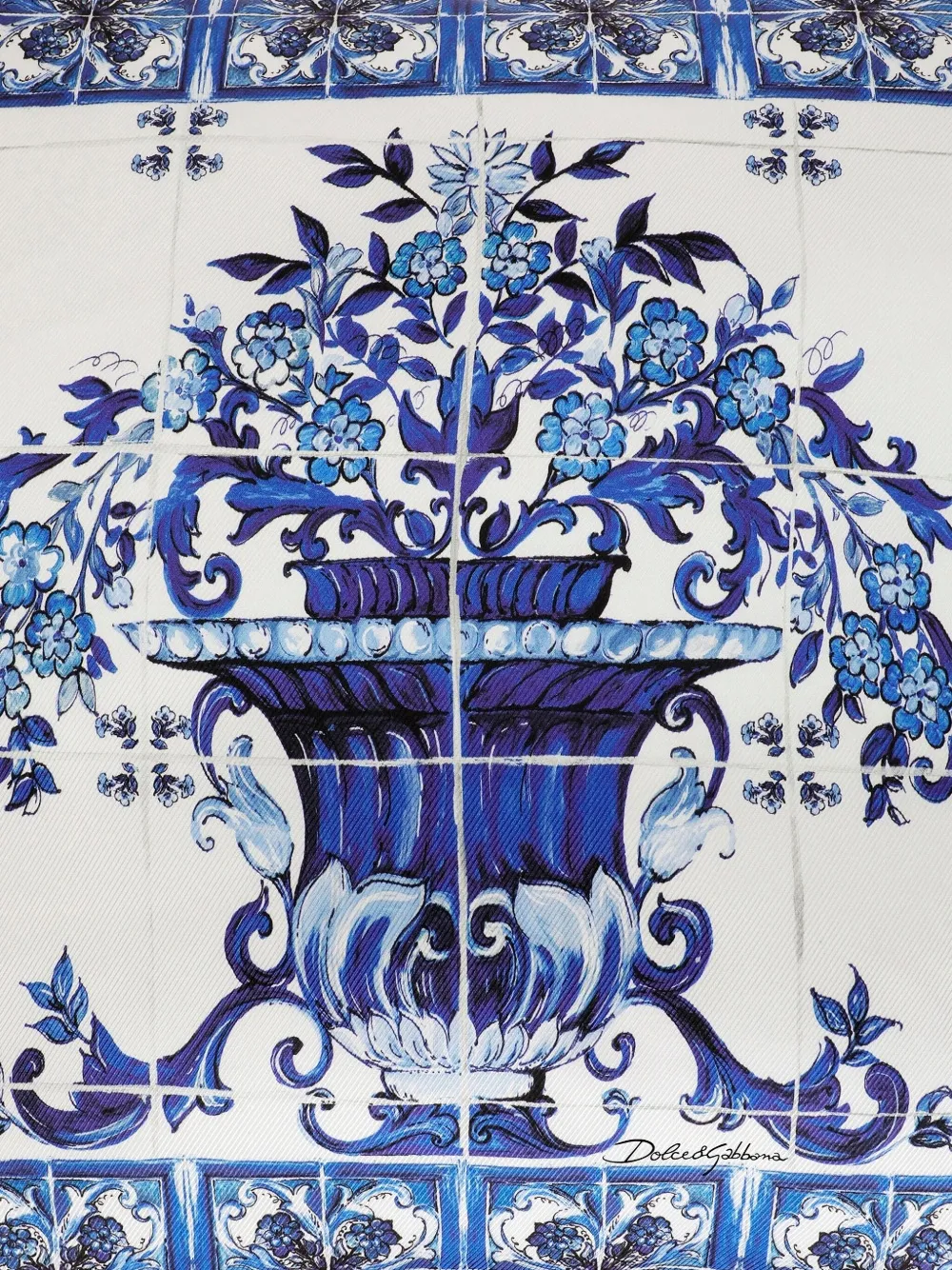 Dolce & Gabbana Casa Floral-print Cushion In White