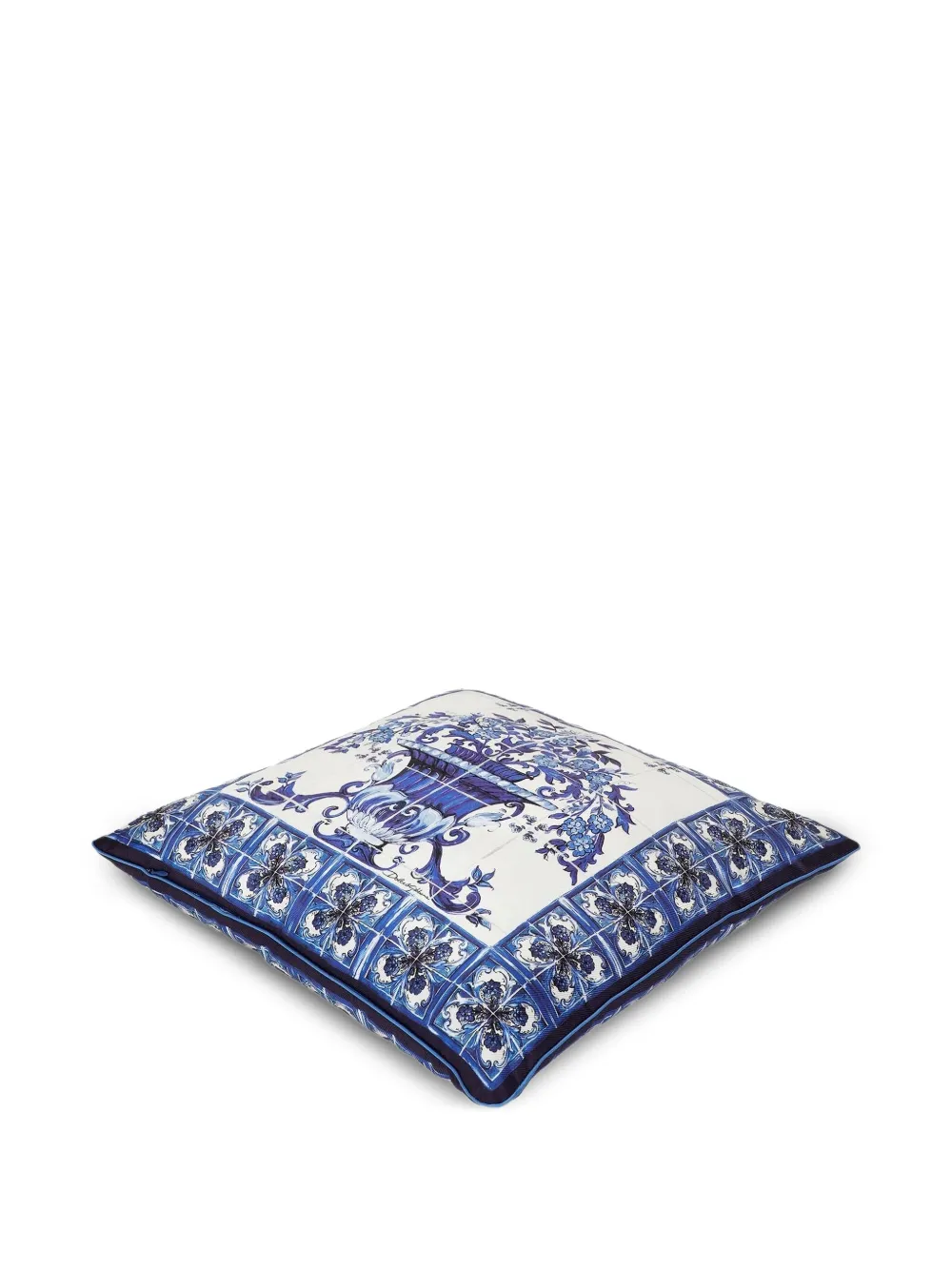 Dolce & Gabbana Casa Floral-print Cushion In White
