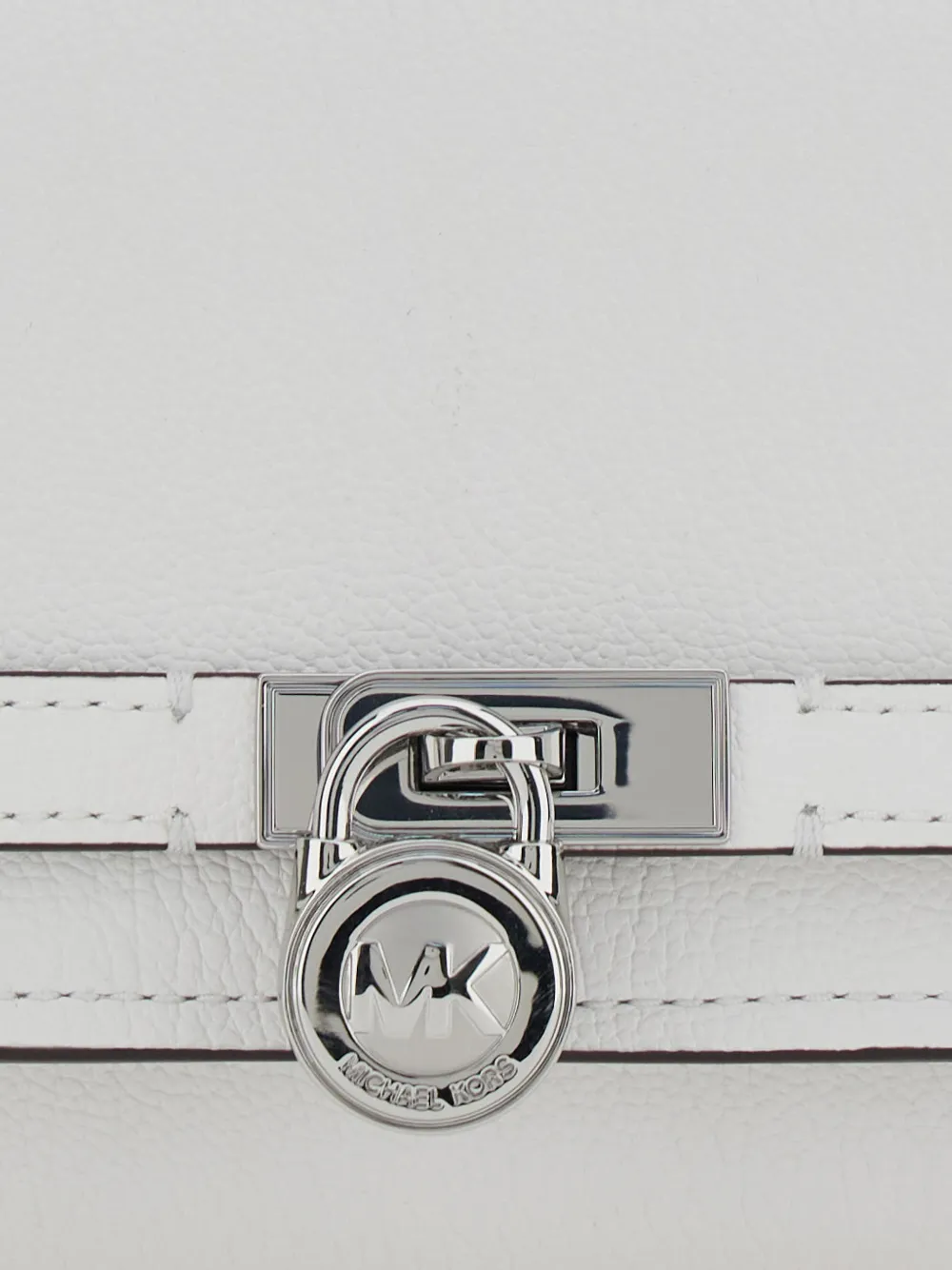 Michael Kors Hamilton Moderne shopper met hangslot Wit