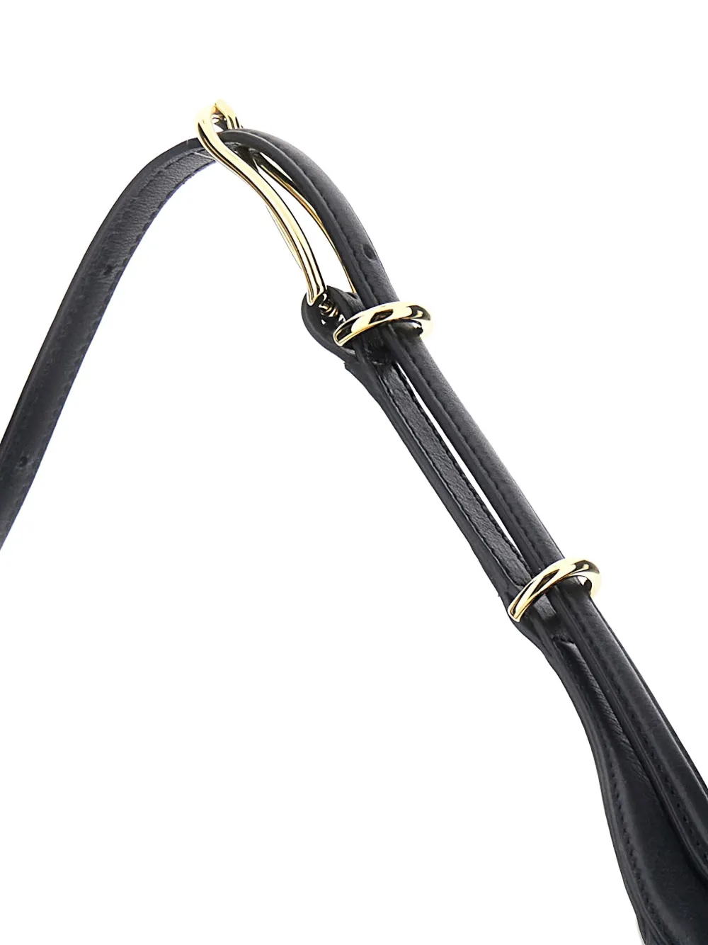 Liffner Leather Shoulder Bag In Black