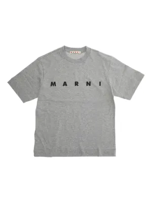 Marni Kids logo-print T-shirt | Orange | FARFETCH
