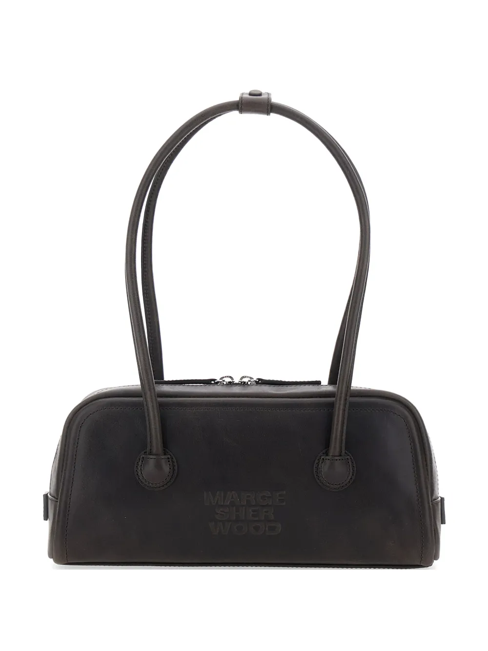Marge Sherwood Soft Boston EW top-handle shoulder bag - Marrone