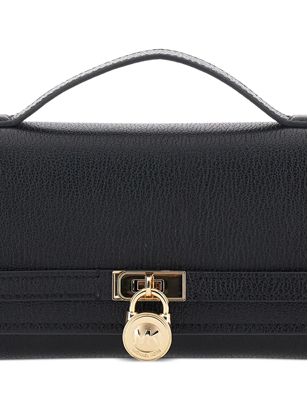 Michael Kors Hamilton Moderne clutch met hangslot Zwart