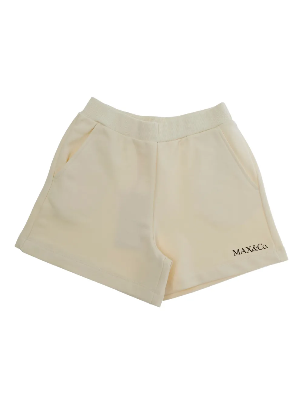 MAX&Co. Kids logo shorts - Bianco