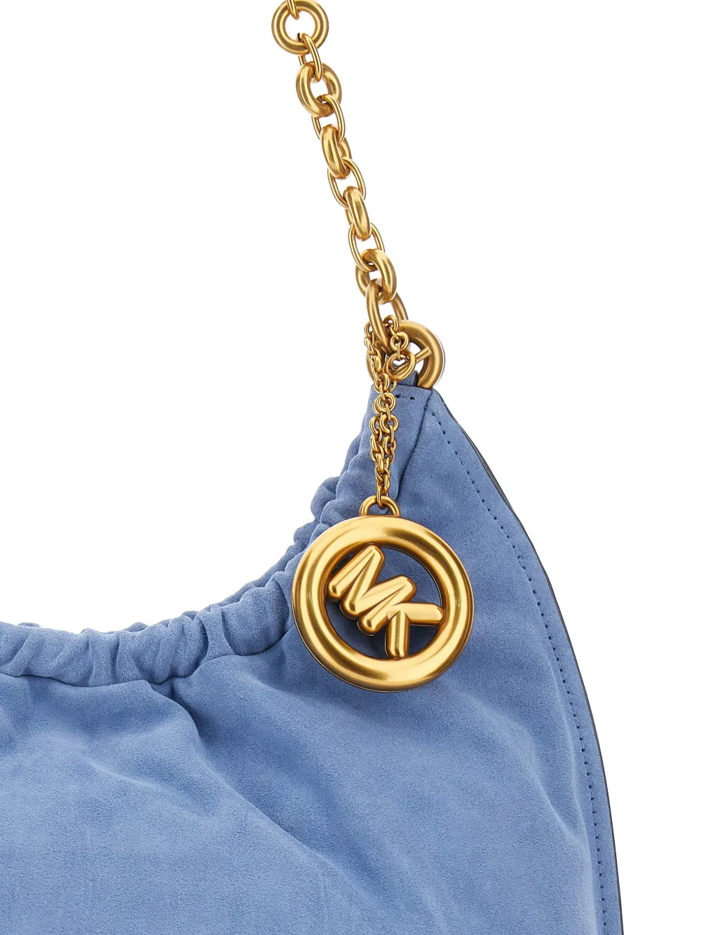 Michael Kors Lillie schoudertas met ketting Blauw