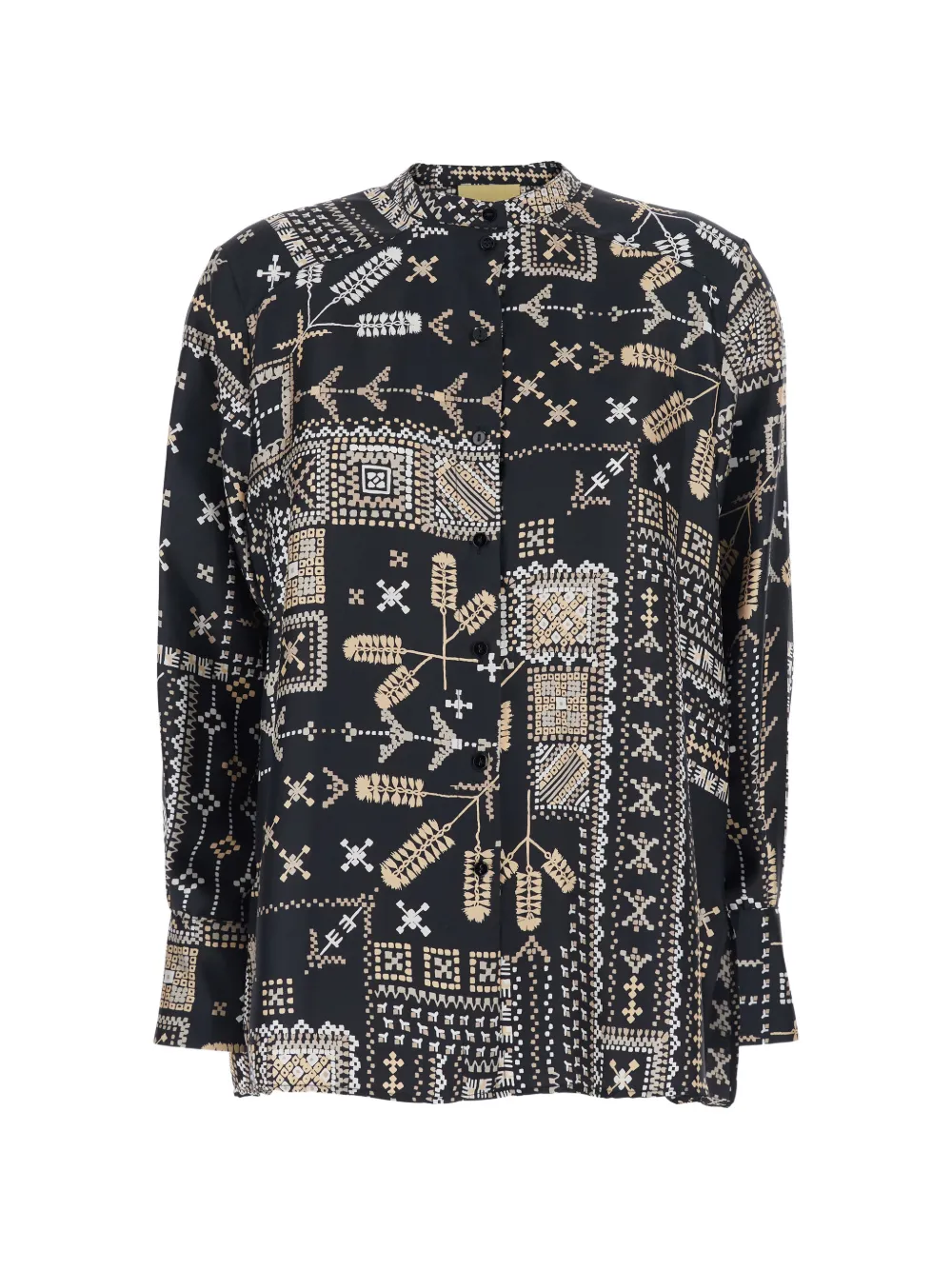 Momoni patterned shirt - Nero
