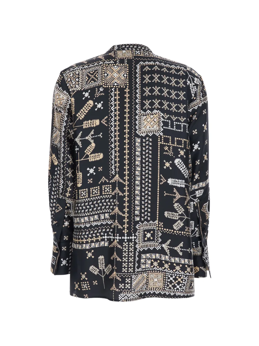 Momoni patterned shirt - Zwart