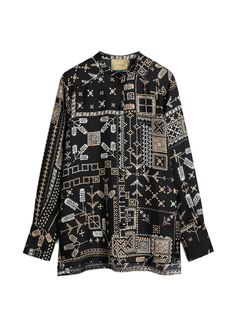 Momoni patterned shirt - Nero