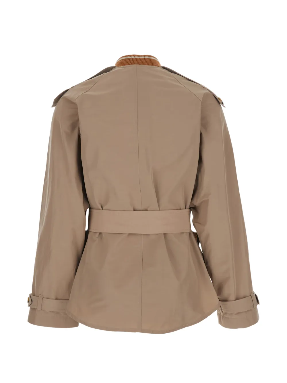  Merci Buttoned Belted Coat - Neutrals 