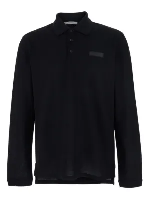 SAINT LAURENT ブラックポロシャツ Saint Laurent ポロシャツ | ブラック | FARFETCH JP