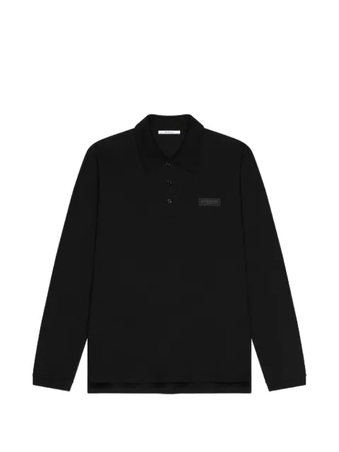 Givenchy polo in cotton with Givenchy Paris gros grain